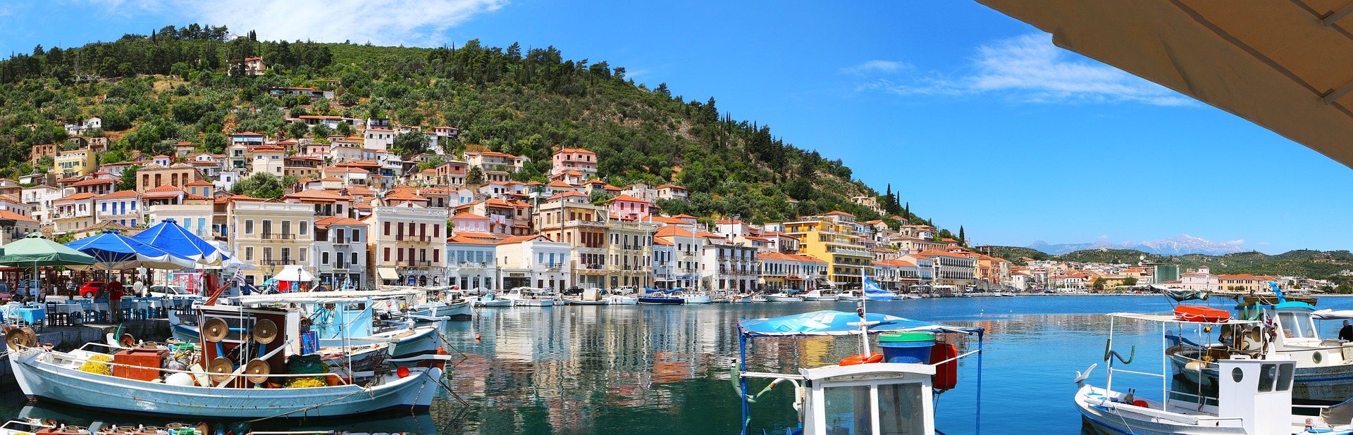 Griekenland vakantie haven boten