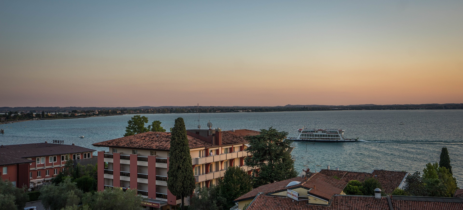 Italië vakantie Gardameer zonsondergang