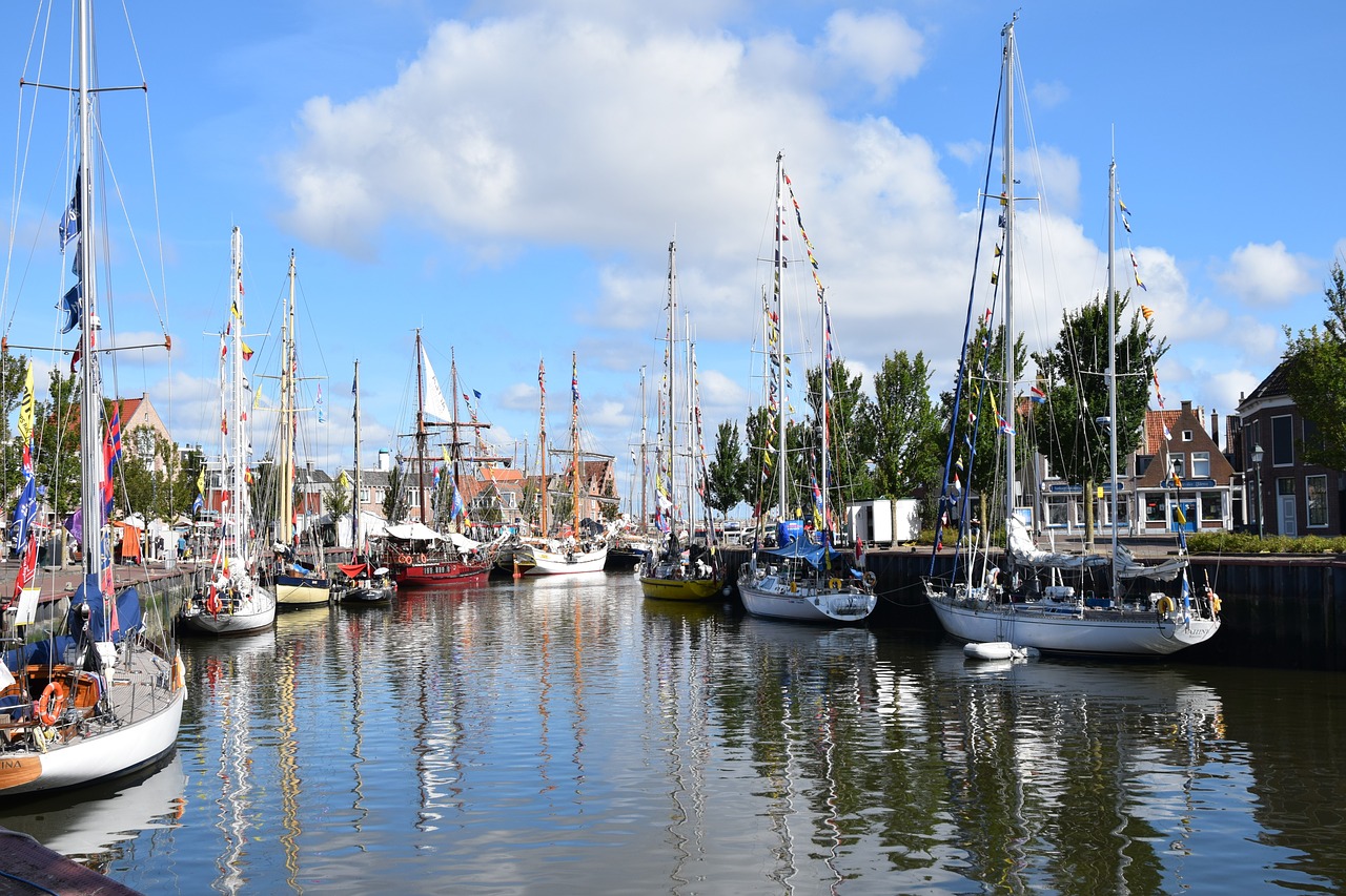 Haven Harlingen Friesland boten